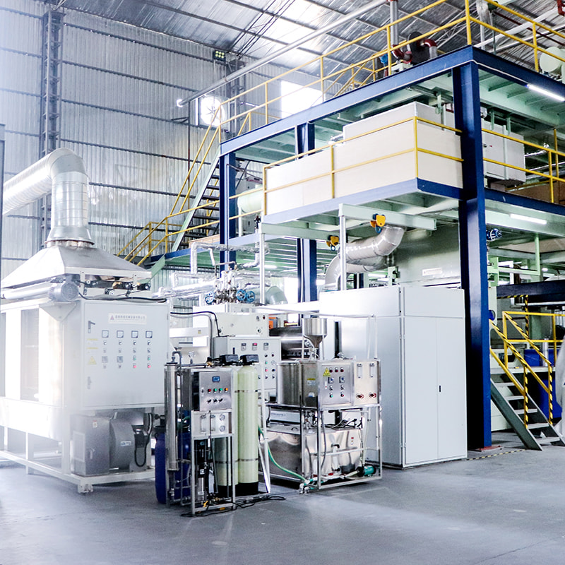 مصنع غير منسوج PP sms مصنع غير منسوج PP sms